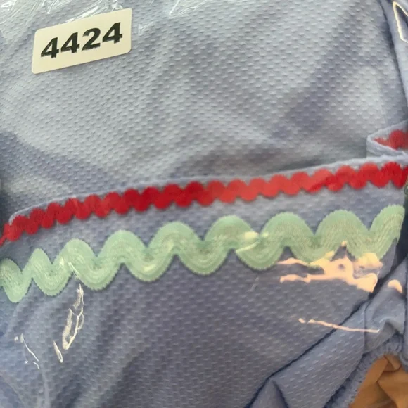 J CREW Ruffle underwire one-piece swimsuit in piqué nylon with rickrack trim 10 - Picture 7 of 7